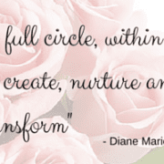 -A woman is the full circle, within her is the power to create, nurture and transform-